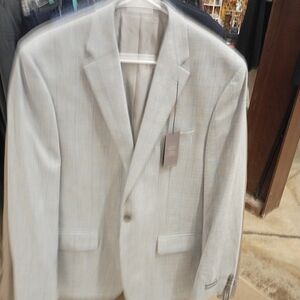 Michael Kors Light Gray Windowpane Sport Coat
